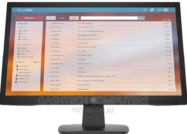 HP P22v G4 21.5" FHD Monitor, Black Color, Connectivity : VG