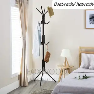 Metallic Coat or Bags Hanger Stand