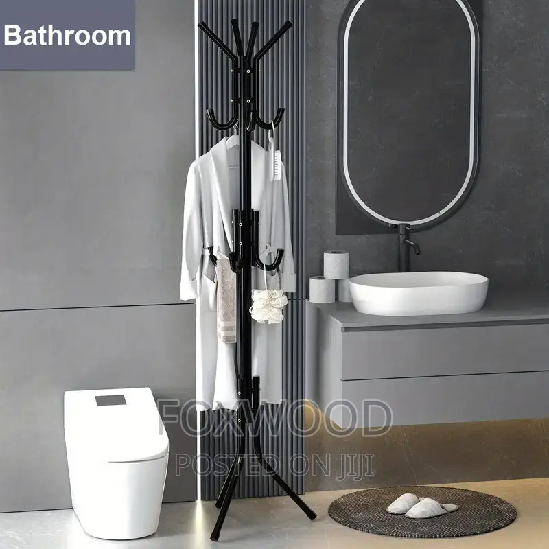 Metallic Coat or Bags Hanger Stand