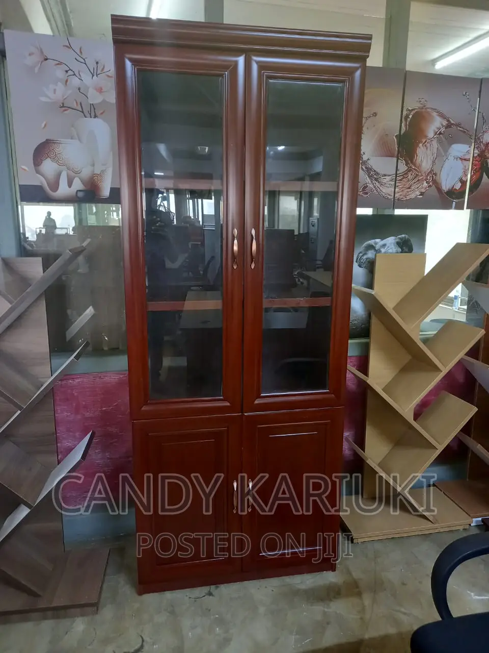 Wooden 2 Door File Cabinet