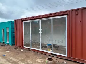 Aluminium Sliding Windows on Containers