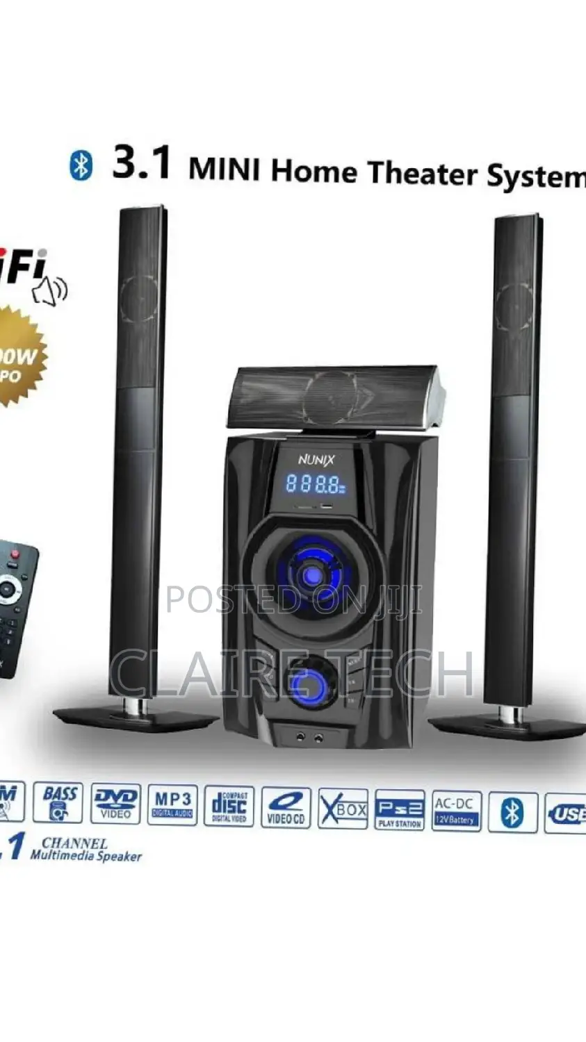 M 7 Nunix Super Sound System 3 in 1