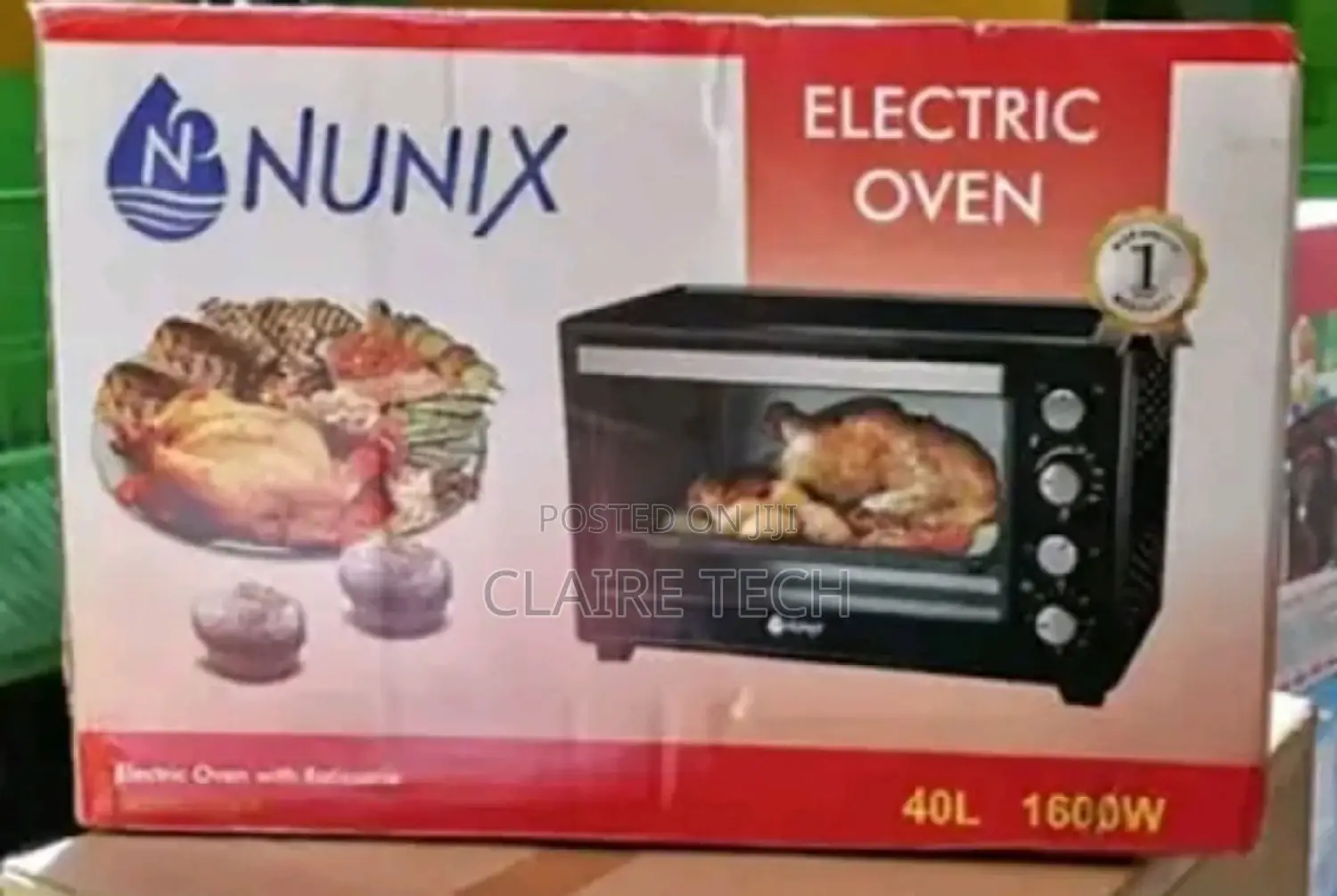 Nunix E40 Electric Rotisserie Oven Cooker