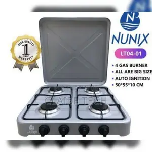 Nunix 4gas 50*55 Table Top Auto Ignition Cooker