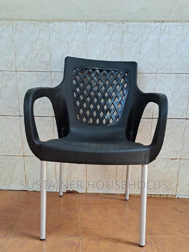 Black Plastic Chairs - main view