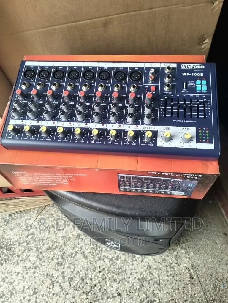 Winford 10 Channels Plain Mixer