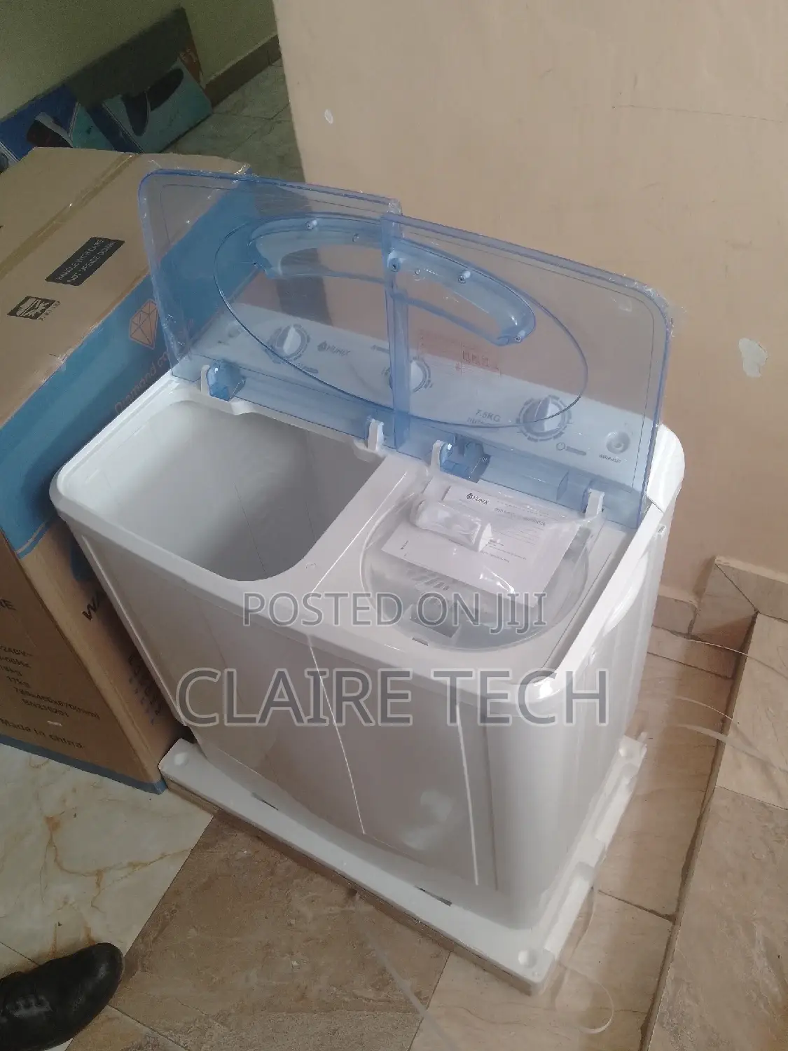 Nunix Washing Machine 7.5kg Twin Tub Top Loader