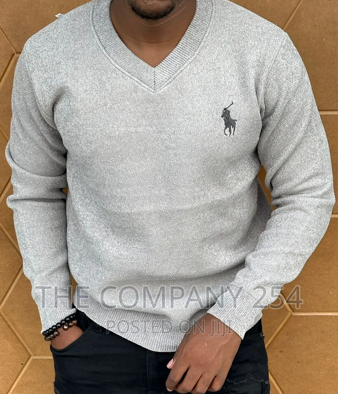 Classic Warm Polo Fuzzy Official Sweater