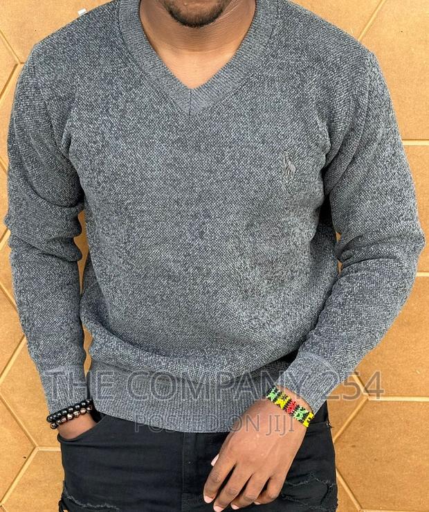 Classic Warm Polo Fuzzy Official Sweater - thumbnail 2