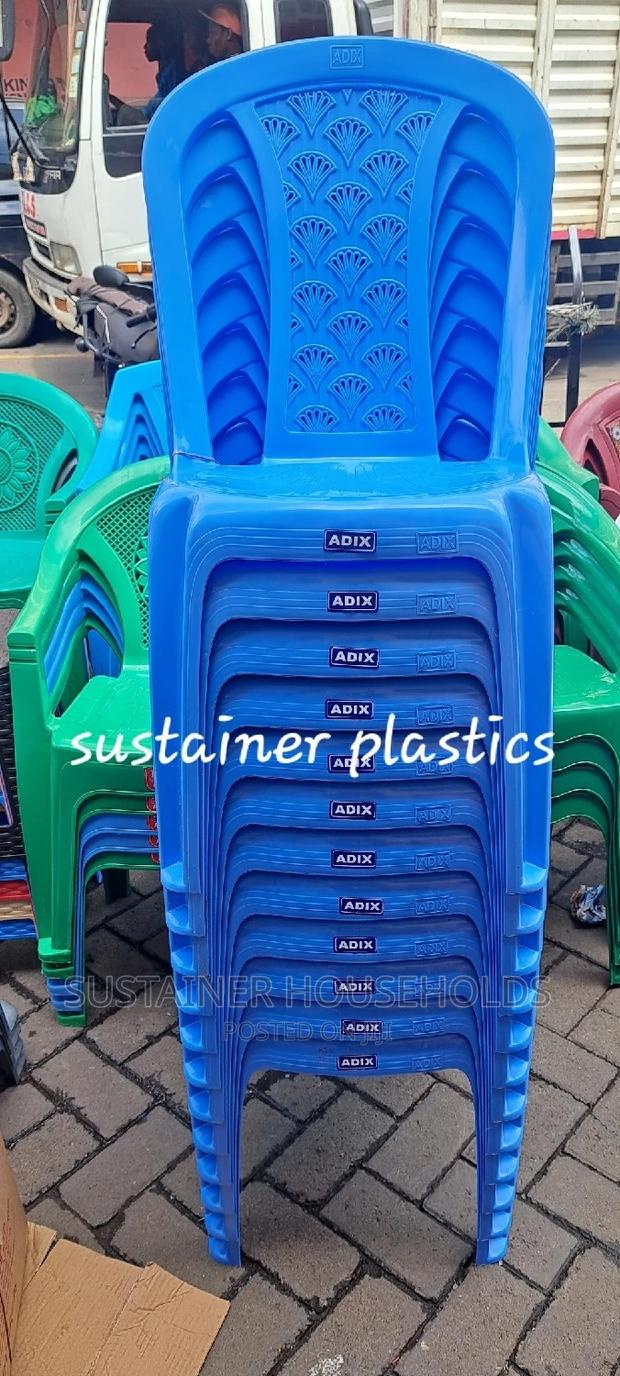 Adix Armless Plastic Chairs - main view