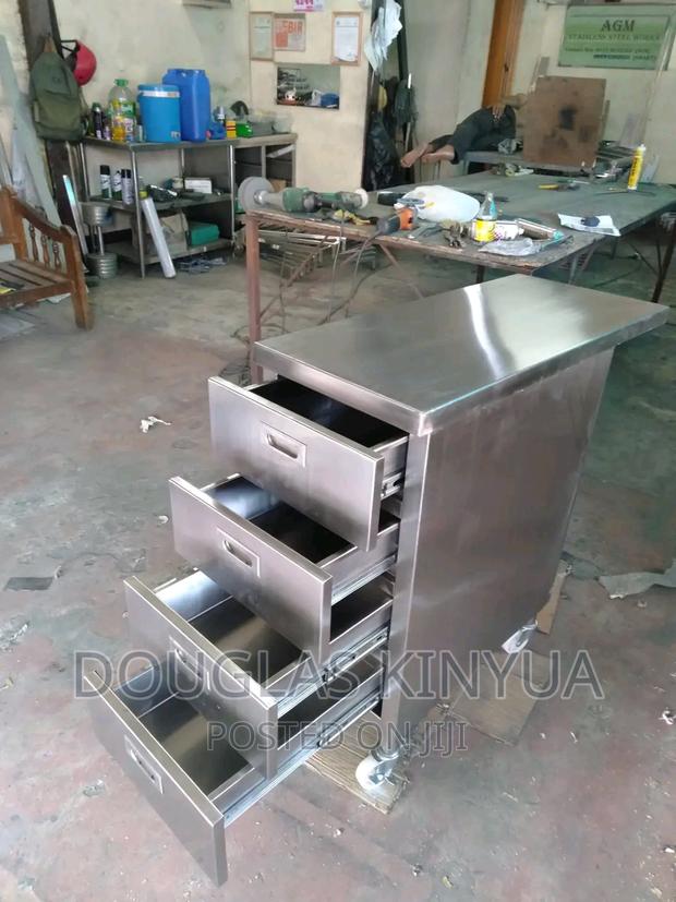 Stainless Steel Cabinet Drawer. - main view