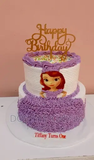 Sofia Birthday Cake Design