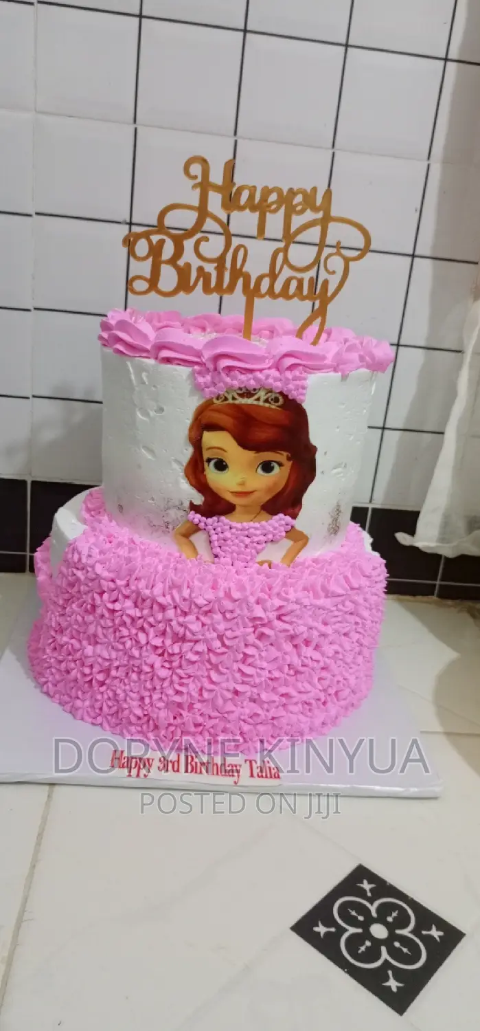 Sofia Birthday Cake Design