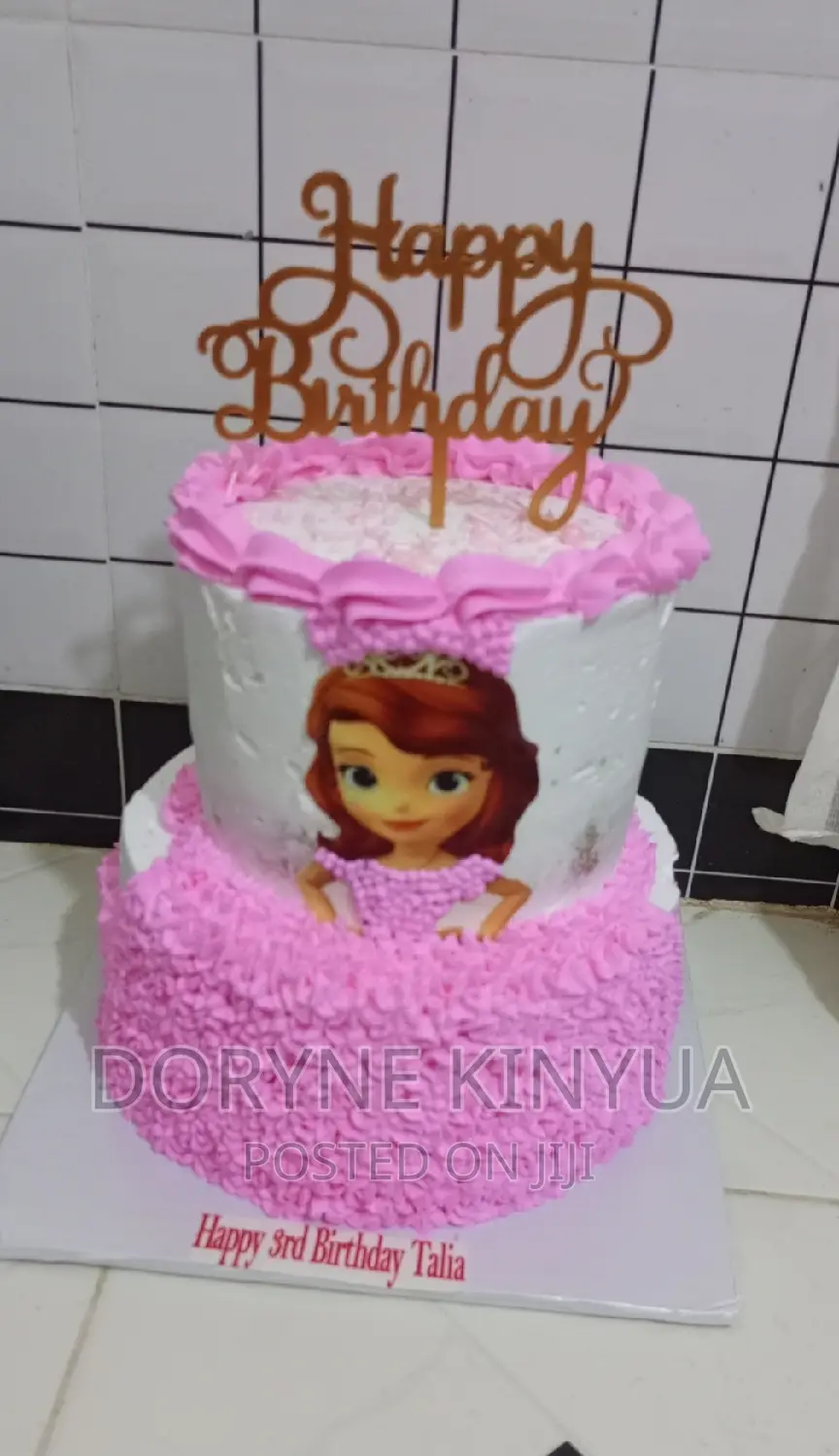 Sofia Birthday Cake Design