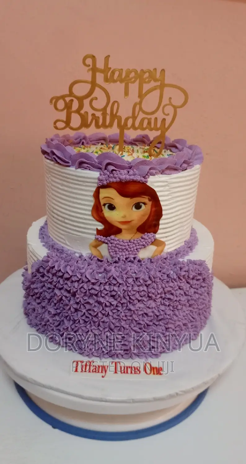 Sofia Birthday Cake Design