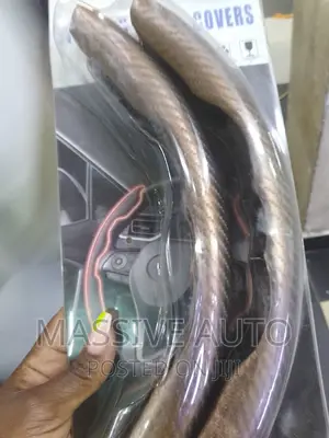 Buy Brown Carbon Fiber Steering Wheel Cover/ Carbon Cover