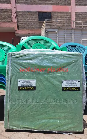 Square Plastic Table With Metal Tubing Legs
