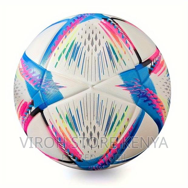Genuine Leather PL Soccer Ball Size Five Foot Ball/Free Pump - main view