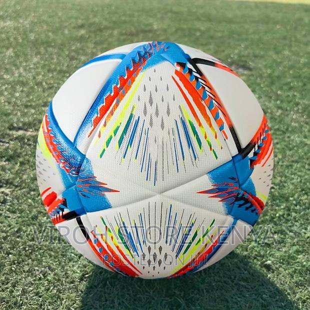 Genuine Leather PL Soccer Ball Size Five Foot Ball/Free Pump - thumbnail 2