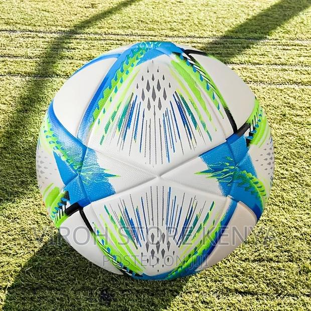 Genuine Leather PL Soccer Ball Size Five Foot Ball/Free Pump - thumbnail 3