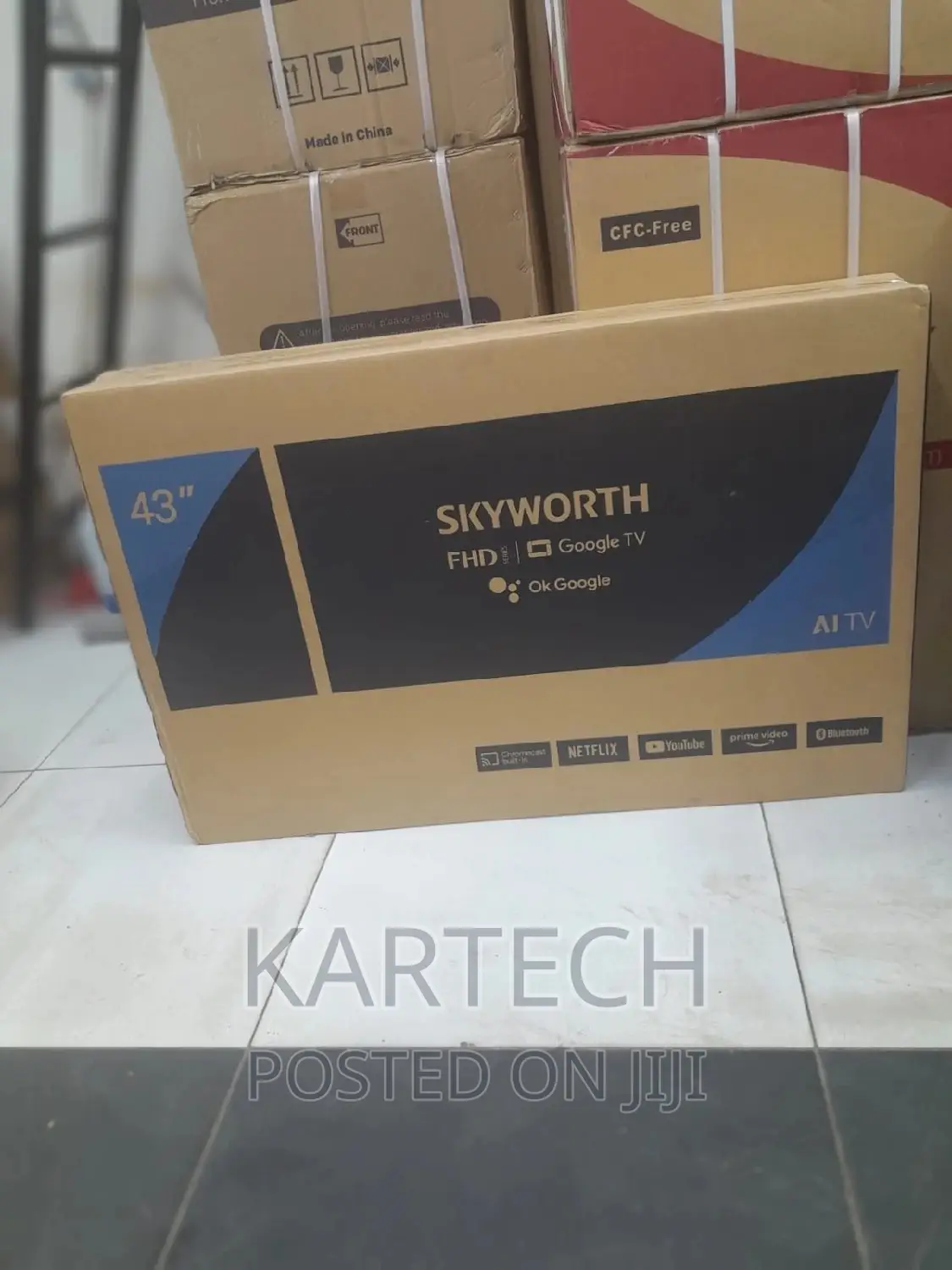 Skyworth 43e3a 43′′ Android Frameless Tv