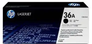 :Original HP 36A Black Toner Cartridge CB436A