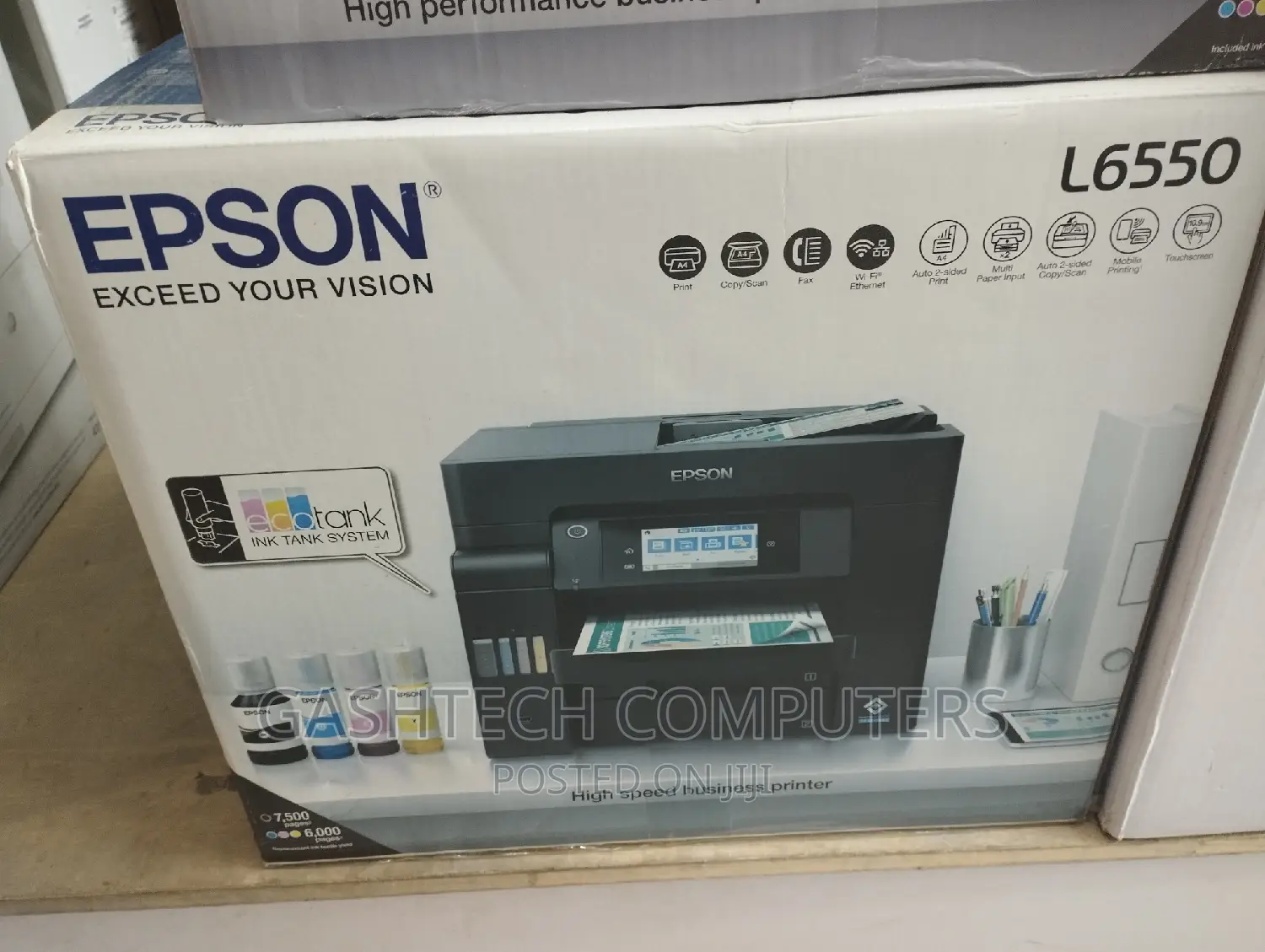 Epson L6550 A4 Colour Wi-Fi Duplex All-in-One Printer