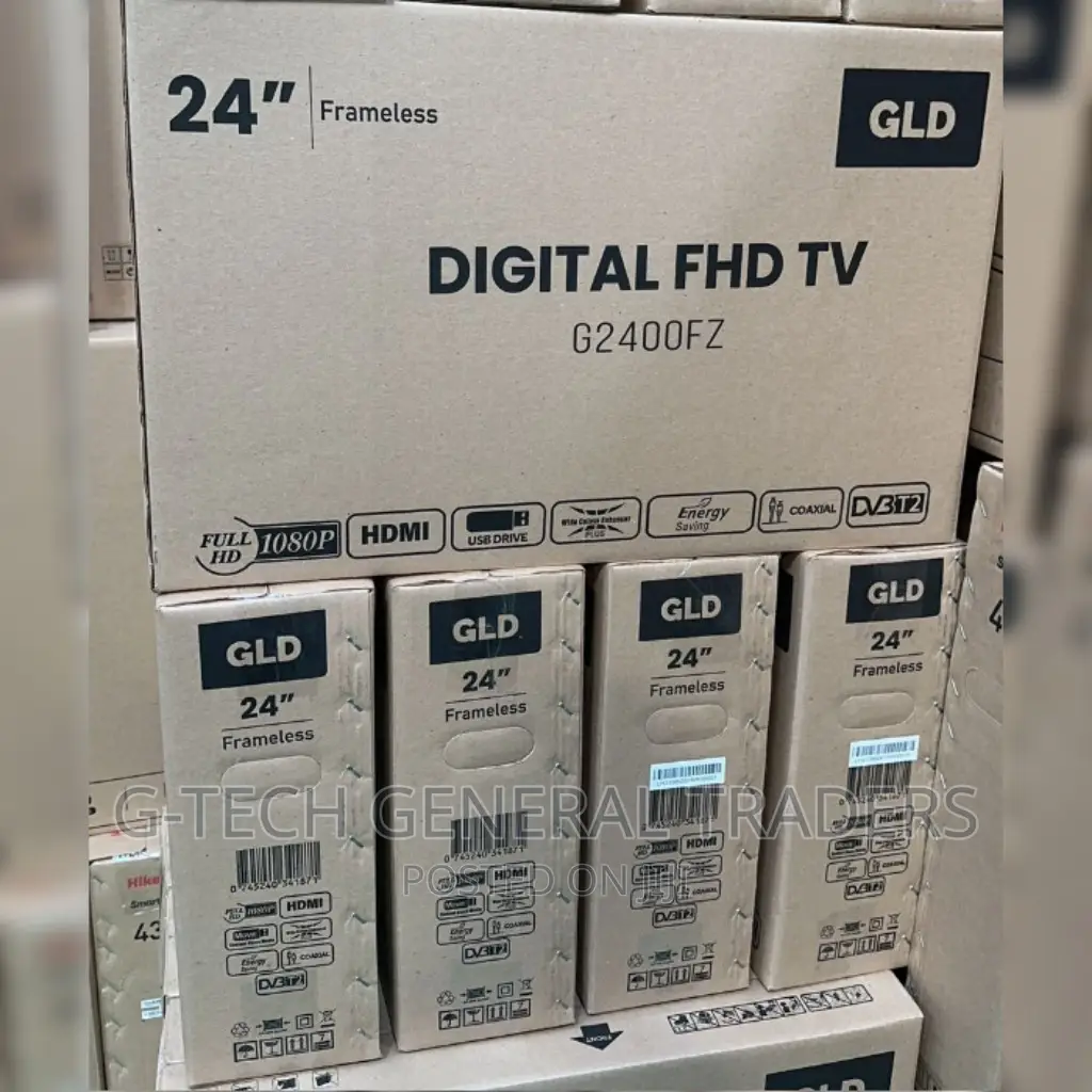 GLD Tv!Gld 24inch Frameless Digital Led HD Tv