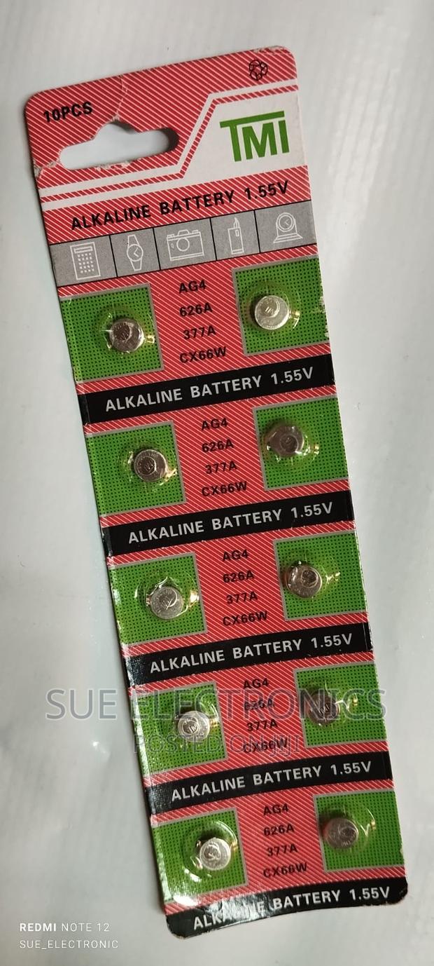 AG4 LR626W Alkaline Watch Button Cell Battery 1.55V