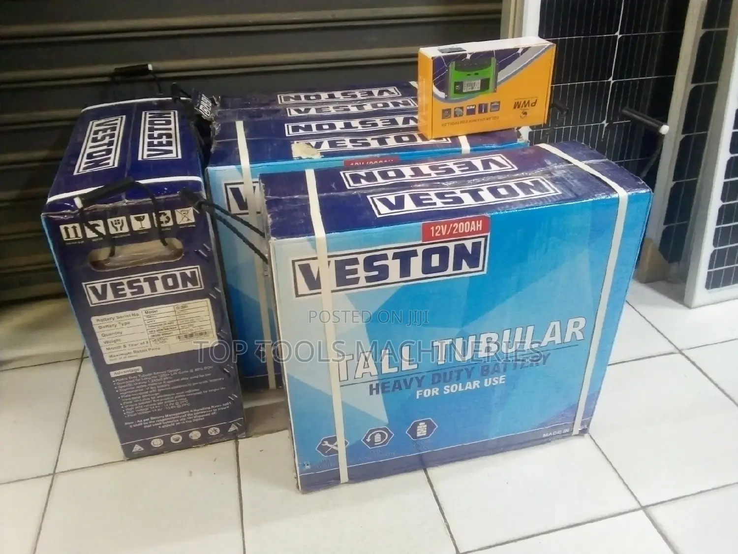Veston Tall Tubular Battery 200ah 12V