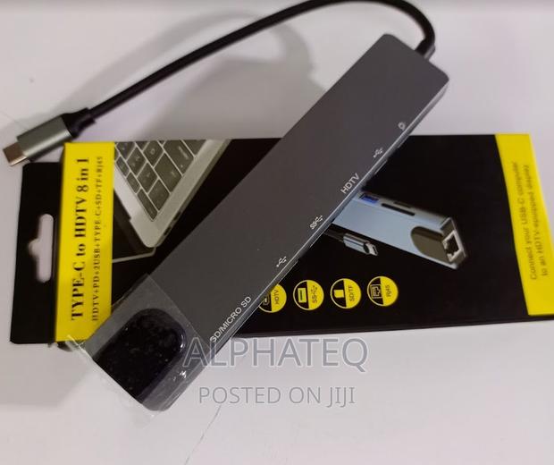 Customized USB C Hub, 8 in 1 USB C Adapter With HDMI