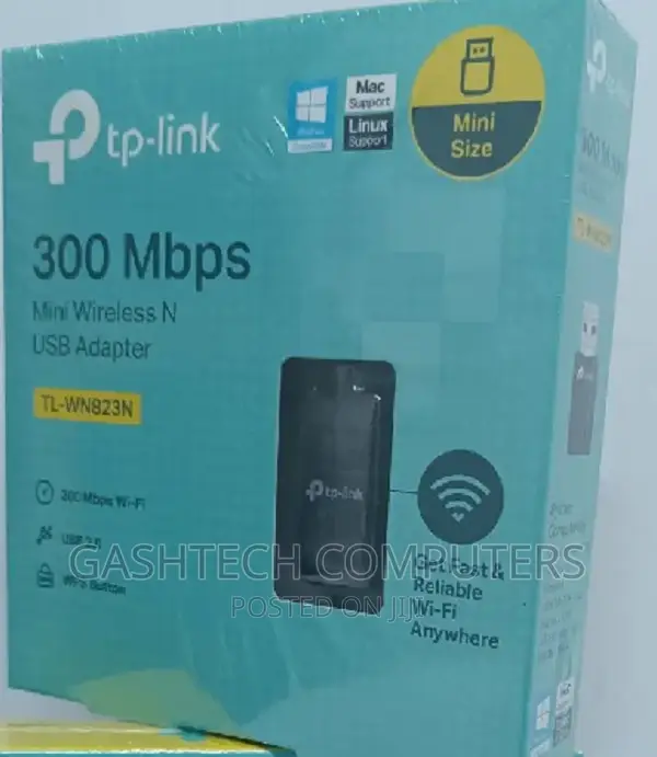 300mbps Mini Wireless-N USB Adapter Tp-Link TL-WN823N