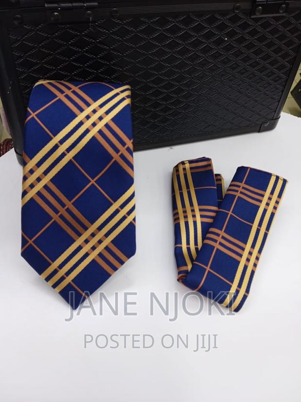 Men Checked Tie - main view