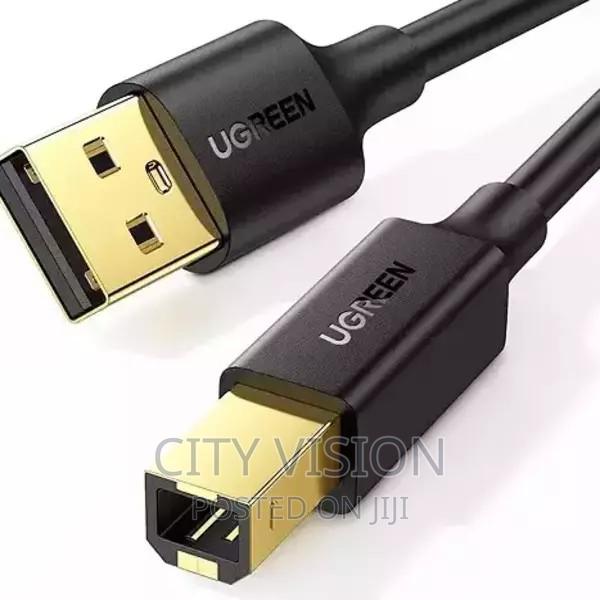 UGREEN Usb 2.0 AM to BM Print Cable*Black* - main view