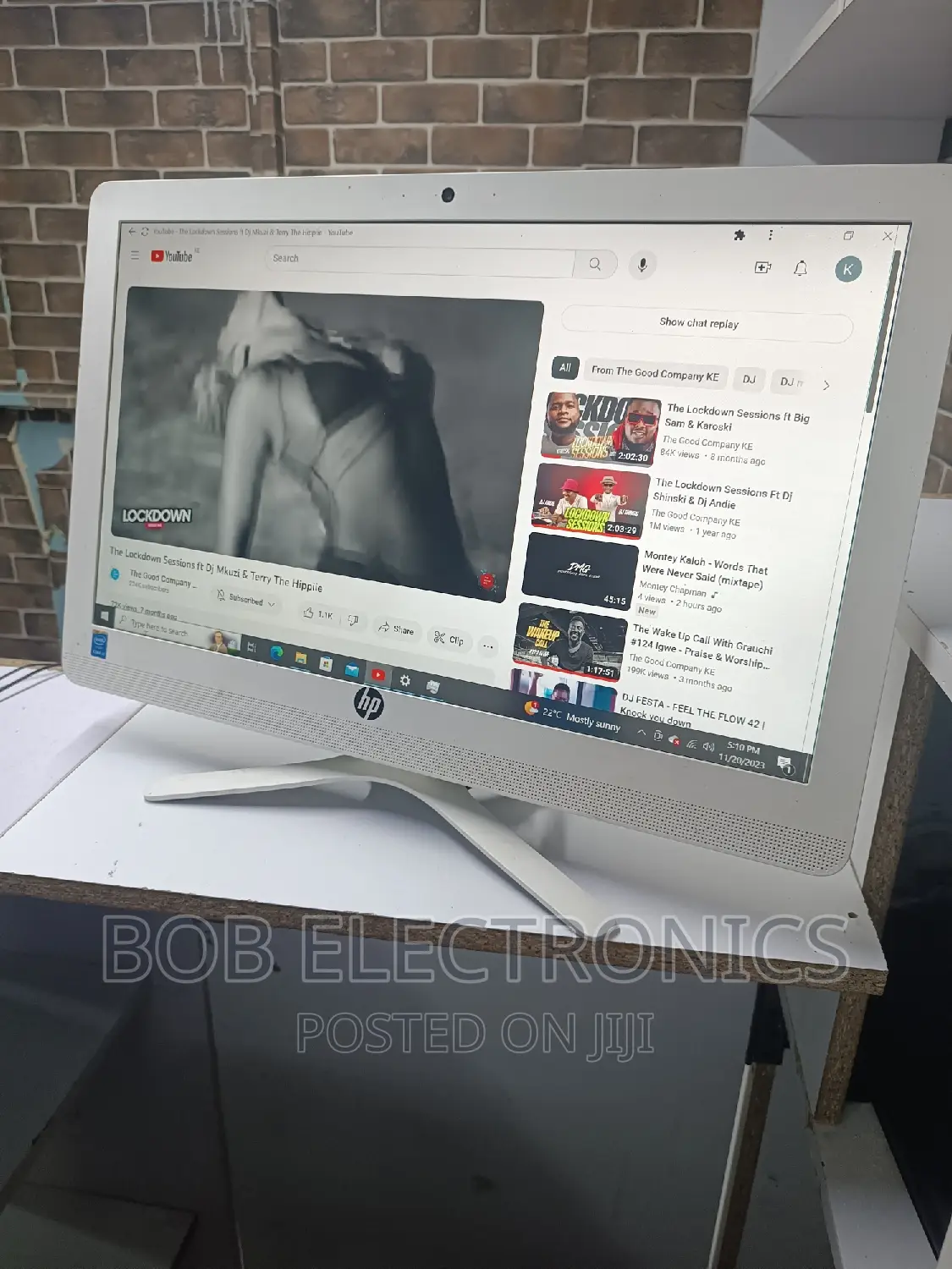 Desktop Computer HP AiO 24 4GB Intel Core I3 HDD 500GB