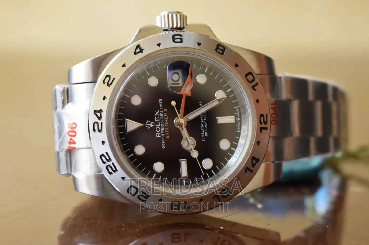 Rolex Explorer II Black Dial Stainless Steel