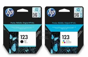 }Hp 123 Cartridge Black and Colour