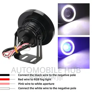 Universal Fit Angle Eye Foglights White