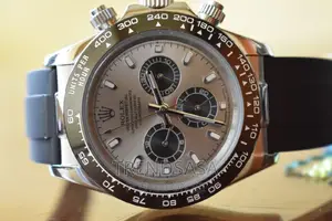 Rolex Daytona Silver Dial Oyster Flex Rubber Straps