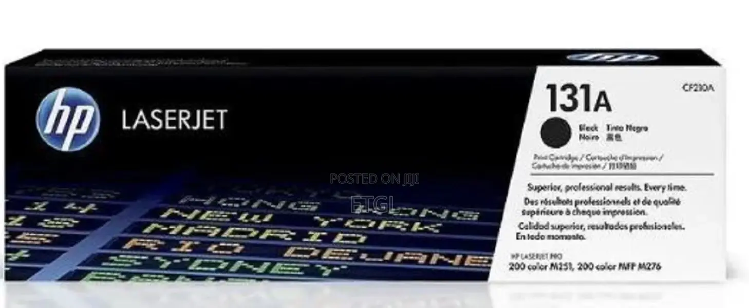 }HP 131A Laserjet Toner Cartridge - BLACK (CF210A)