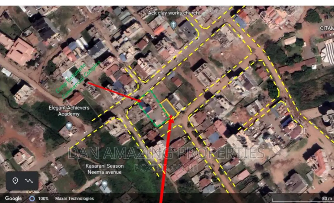 80 by 33 Plot for Sale Thika Road Clayworks