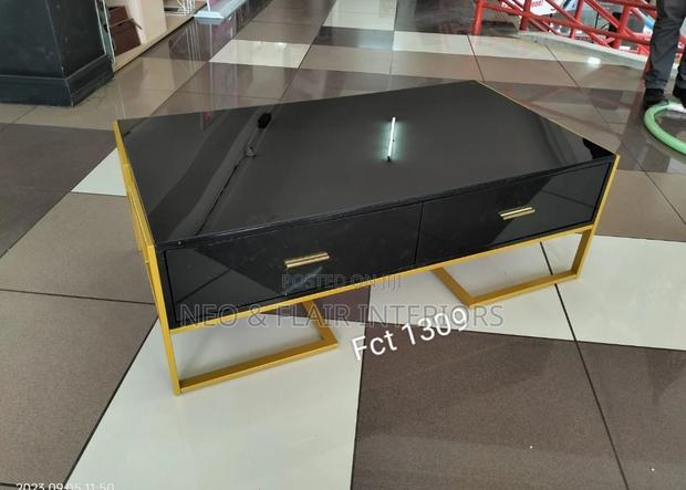 Black Imported Coffee Table - main view