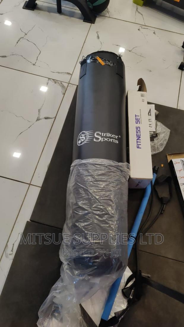 Boxing Punching Bag 35KG Black- Striker Sports