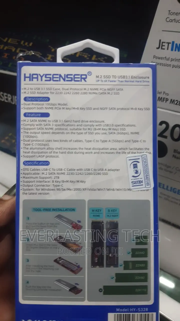 Haysenser M.2 Nvme SSD Enclosures