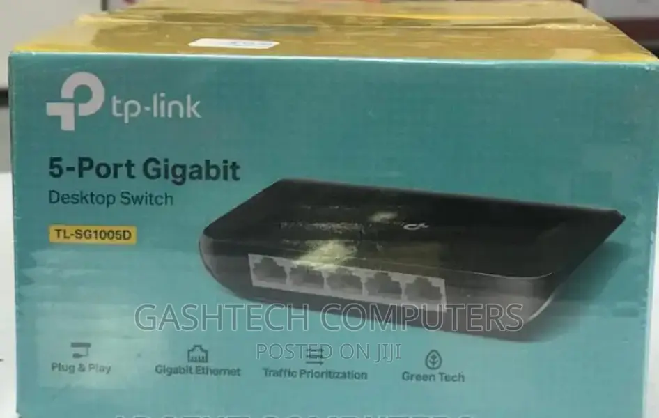 Tp-Link 5 Port Desktop Switch Gigabit TL-SG1005D