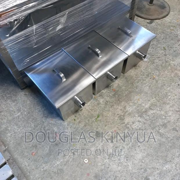 Stainless Grease Trap. - main view