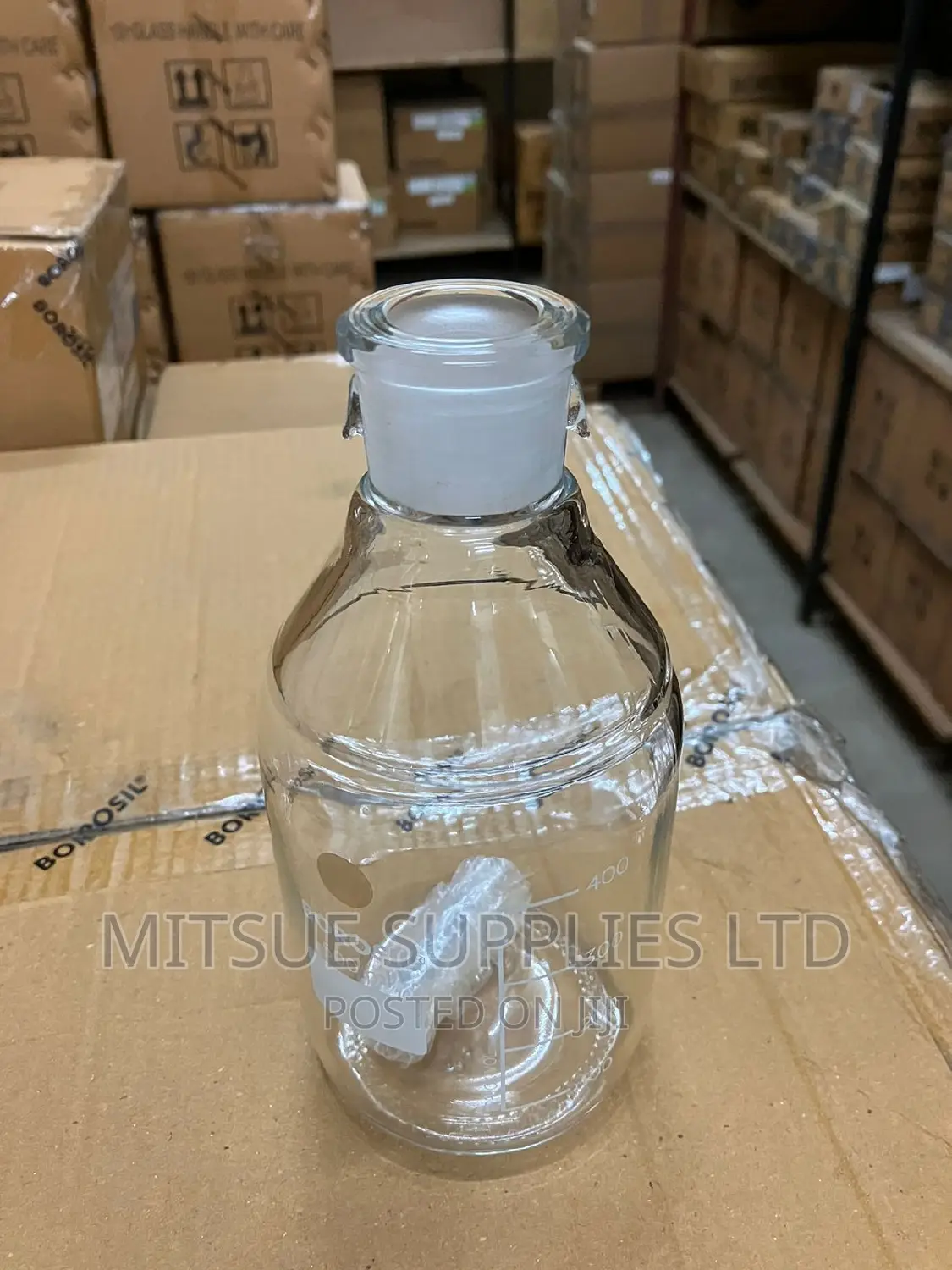 Burette Reservoir 500ml Borosil