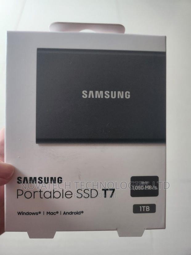 Samsung T7 Portable SSD USB 3.2 2TB (Gray) - main view