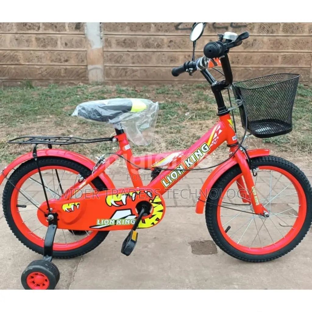 LION KING Bike Size 16 With With Trainer Wheels