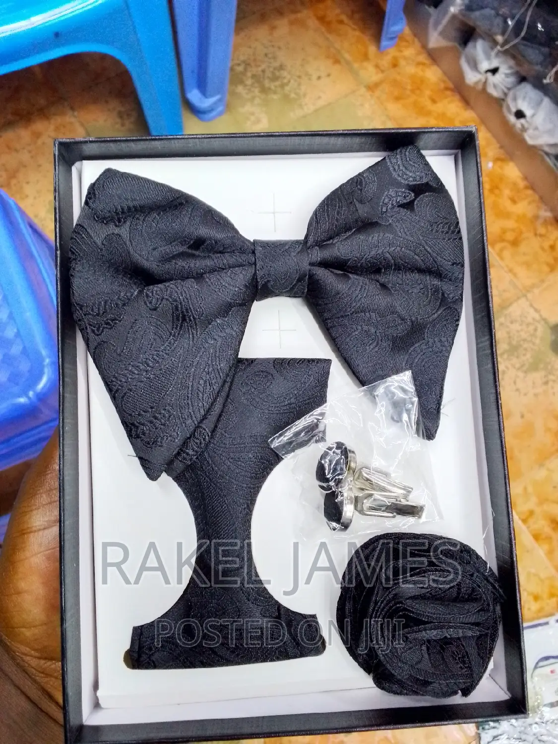 Black Butterfly Bowtie